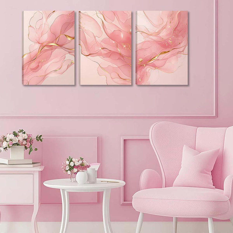 3 Piece Wrapped Canvas Print, 40 cm H x 30 cm W