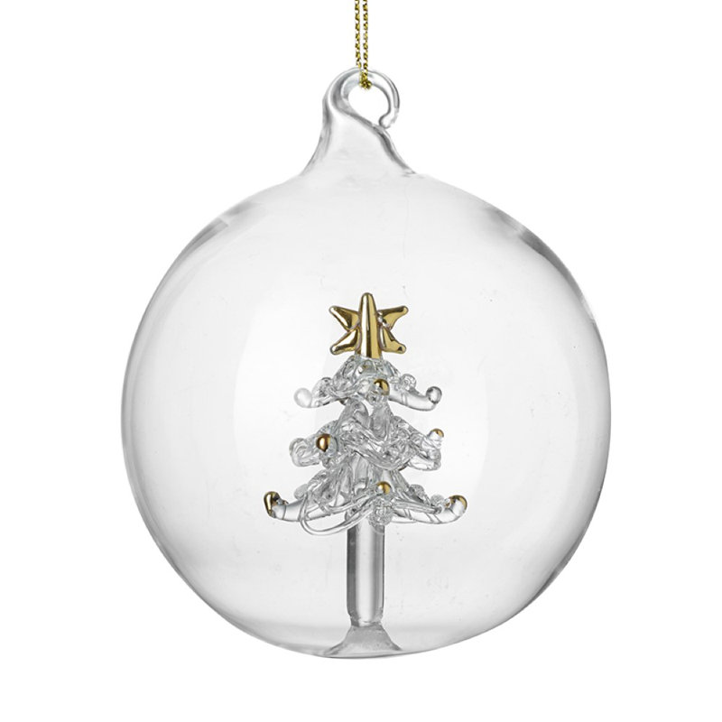 8cm Trees & Wreaths Bauble