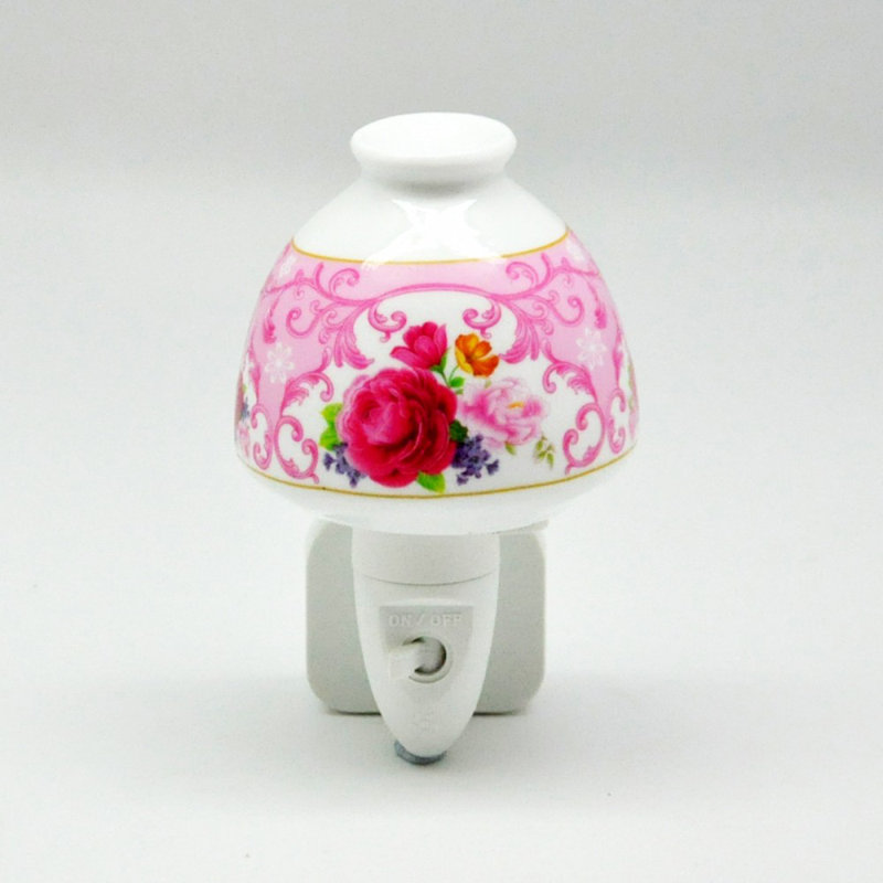 Rose Ceramic Night Light