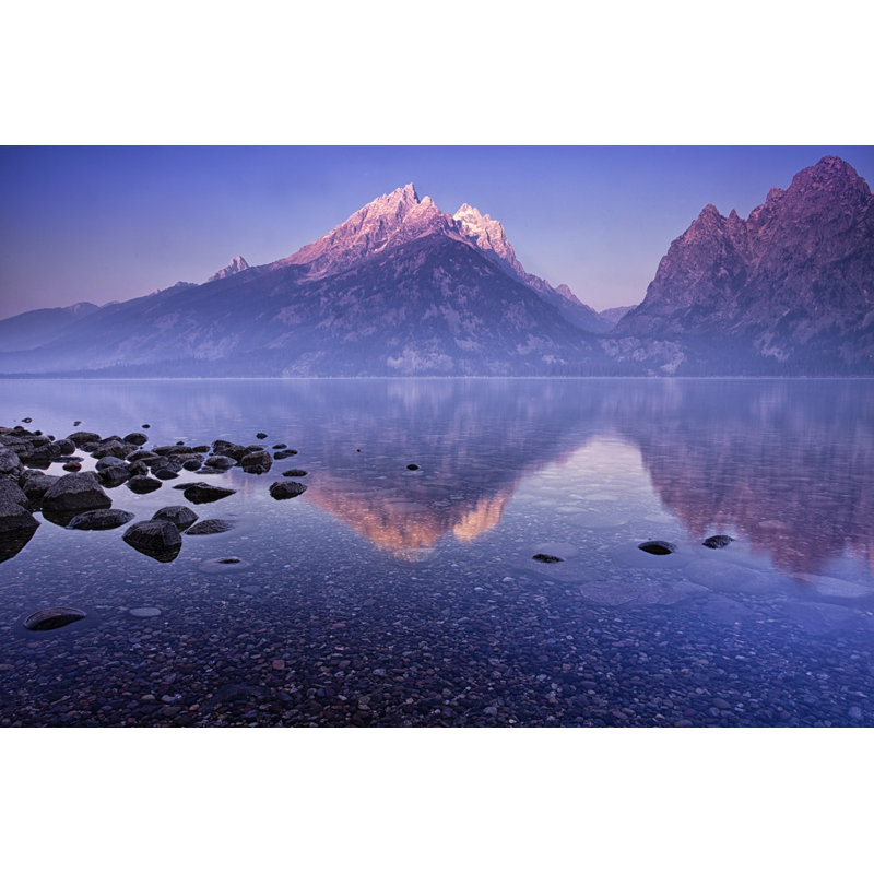 Mountain Reflection - Wrapped Canvas Print, 61cm H x 91cm W x 3.8cm D
