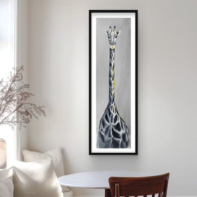 Girafe bleu acier - gris
