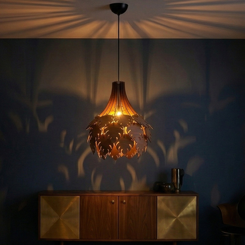 Luminaire suspendu à motif de feuillage Nature’S