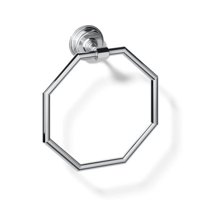 Pinstripe Wall Mounted Towel Ring