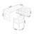62.99" Burlywood L-Shaped Solid Wood Office Sets