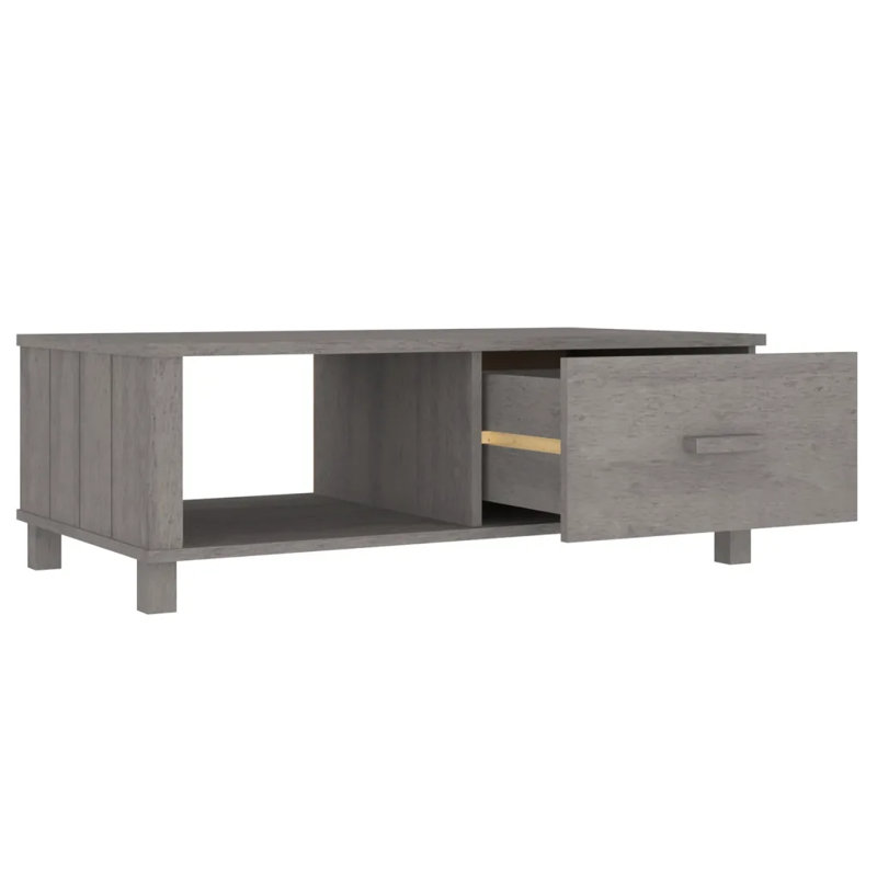 Hawanatu Solid Coffee Table, Light Grey