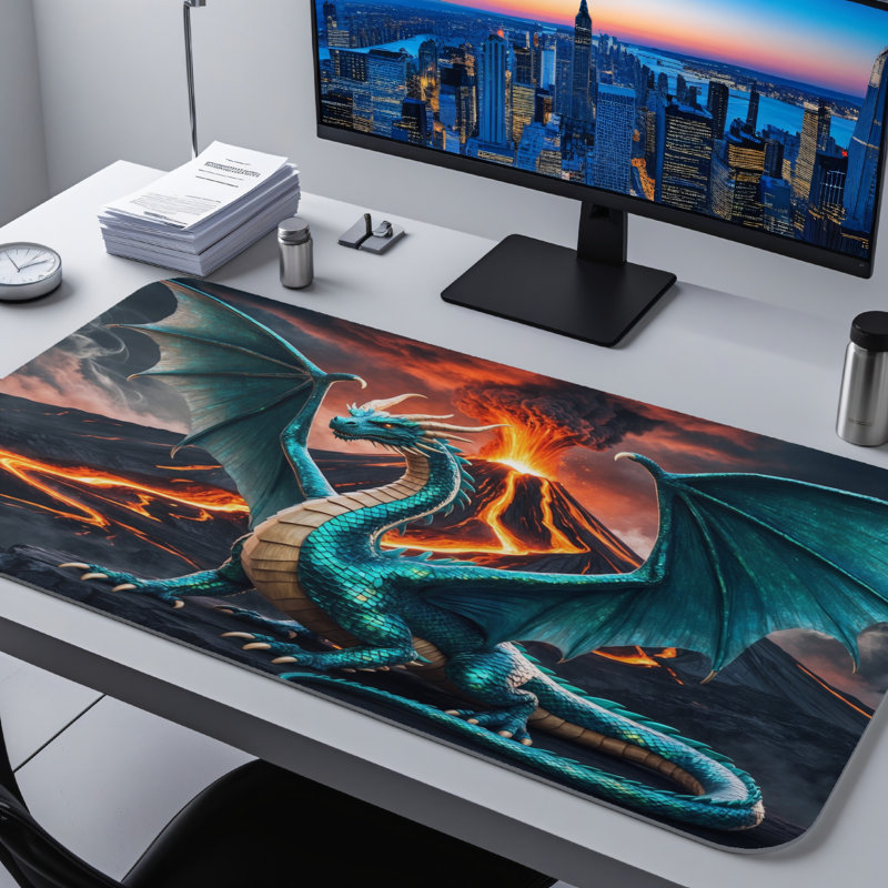 Polyester Desk Pad, 23.6x13.8