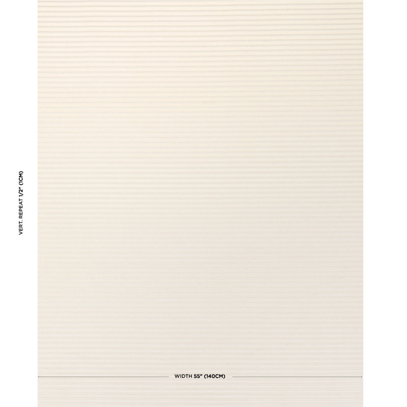 Schumacher x Patterson Flynn Petite Channeled Velvet Fabric, Ivory