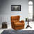 Velours givré orange