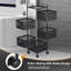 94cm H x 27cm W Utility Cart