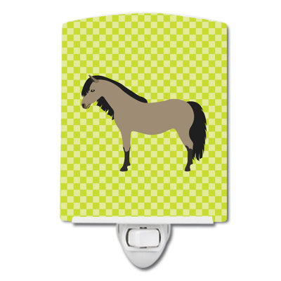 Éclairage de nuit en céramique gallois pony