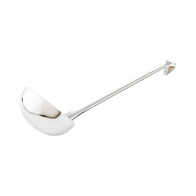 Restaurantware-Met Lux 12 Ounce Portion Ladle, 1 Multipurpose Portion Serving Spoon - Does Not Corrode, Dishwashable, Stainless Steel Portion Control Serving Utensil, Premium
