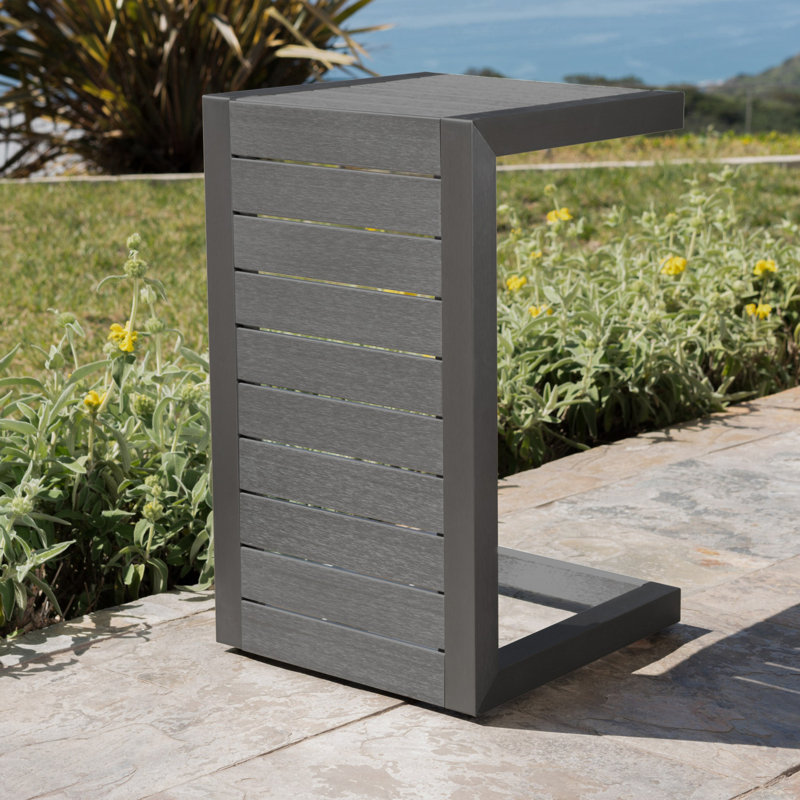 Antaqui End Table, Dark Gray