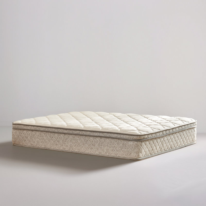 Ressorts ensachés 12 po avec matelas en mousse à mémoire de forme Euro, Grand lit