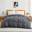 Édredon en duvet 600 toutes saisons - plumes d'oie et fibres de duvet d'oie, surpiqûres, boucles de coin-674792360-695318300