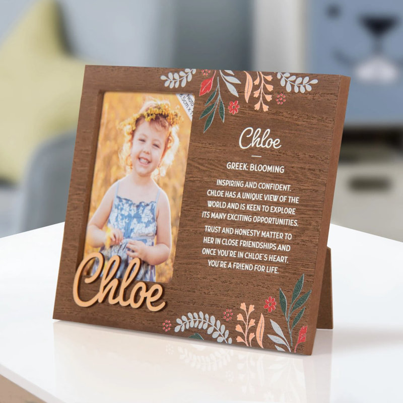 Hazella Tan Solid + Manufactured Wood Picture Frame