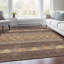 Tapis brun lavable à la machine de qualité supérieure Prisco-306830585