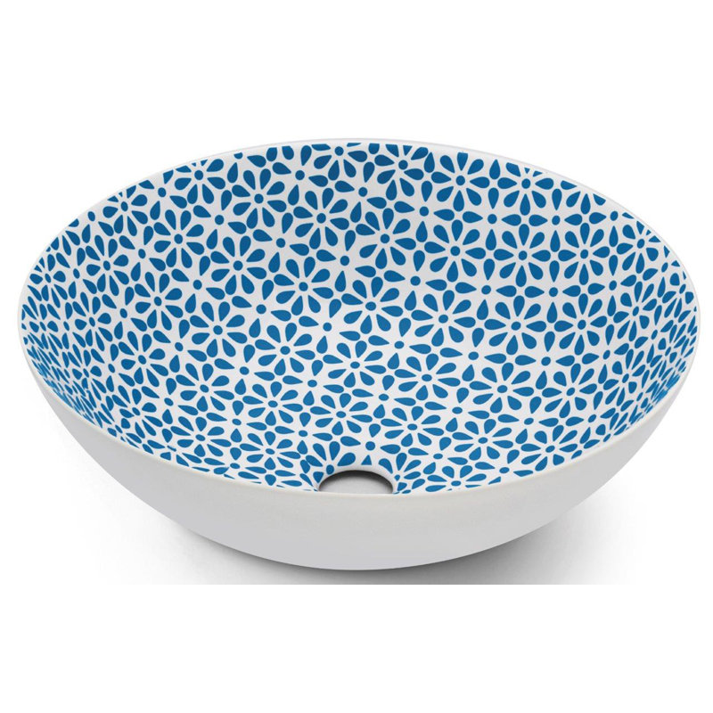 RITA & LOLA Home 400mm L x 400mm W Porcelain Circular Sink