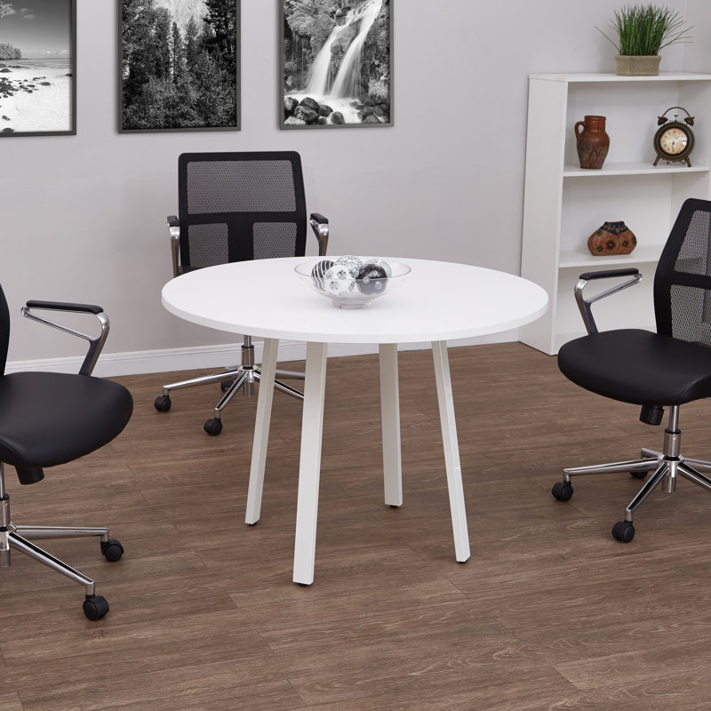 Table circulaire Hubler, Blanc