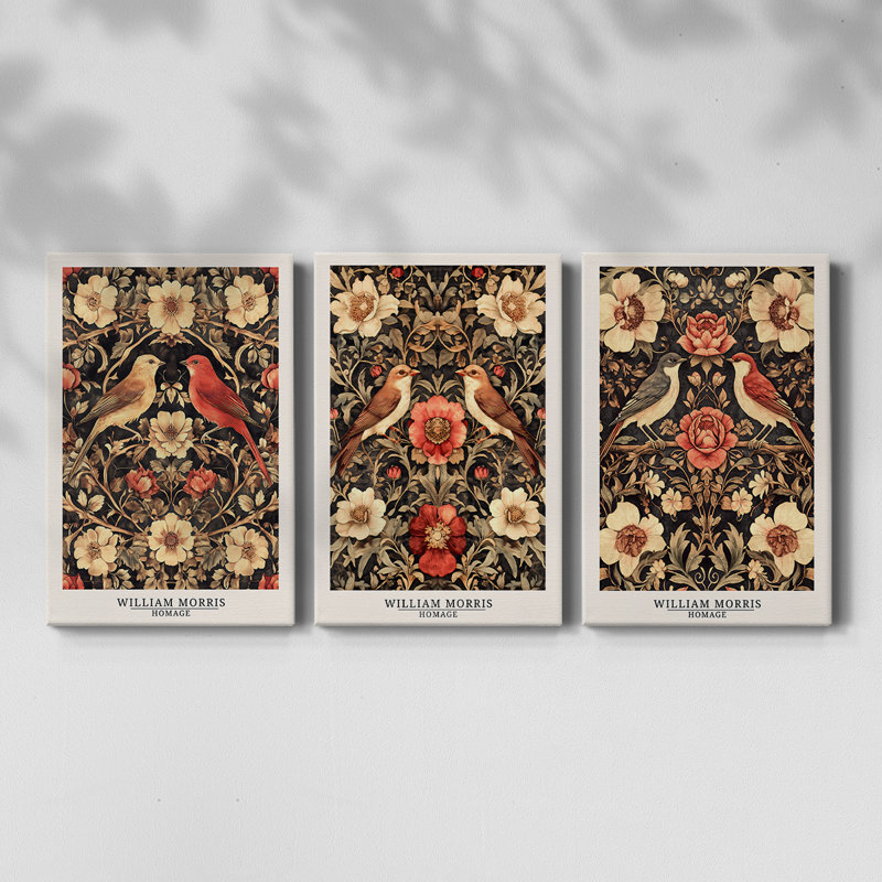 Ensemble de 3 toiles tendues sur mesure - Collection sur mesure de la collection CDXIX, H 12 po x l 24 po
