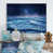 White Floater Framed