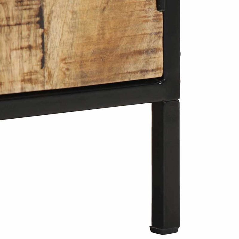 30cm W Metal Bedside Table