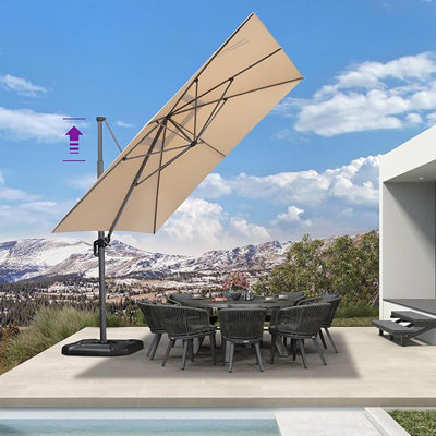 Gartman 3.5m Square Cantilever Parasol