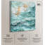 Art abstrait bleu sarcelle -681587525-681587528