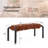 47'' Teddy Braided Fabric Upholstered End Of Bed Bench-119867484