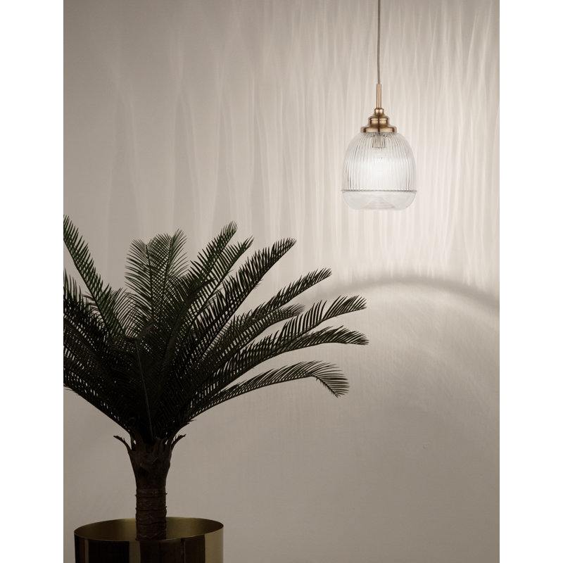 1 - Light Satin Gold Single Pendant