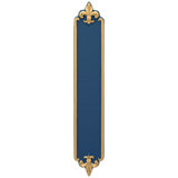 Fleur de Lis 4-Line Wall Address Plaque