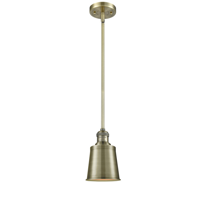 Shept Mallet 1 - Light Single Pendant, Black Antique Brass, LED