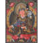 Gurou Padmasambhava Thangka, peinture (sans brocart)