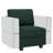 Nakash 26.4'' Wide Upholstered Armless Chair with Pillow Back, Storage Single Chair Module Part For Sectional Sofa-1574158078
