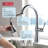 Cassidy Brushed Nickel Kitchen Faucet, Kitchen Faucets with Pull Down Sprayer, Kitchen Sink Faucet, Faucet for Kitchen Sink with Magnetic Docking, Lumicoat Arctic Stainless-50567589