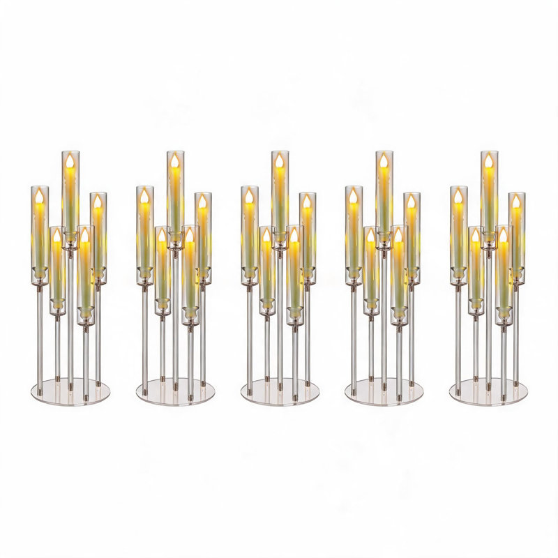 Candelabra with Candle Included, Set of 4