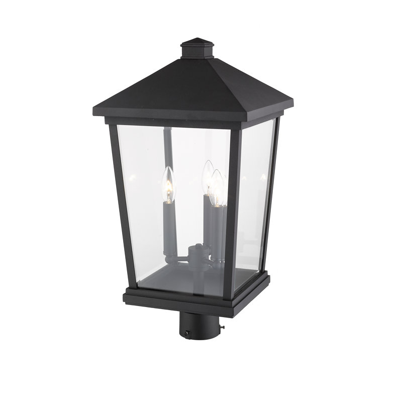 Luminaire suspendu à 3 lumières Bourke, Noir
