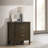 Clement Dark Cocoa 2-Drawer Nightstand Bedside Table