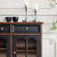Table de buffet multifonctionnelle en verre
