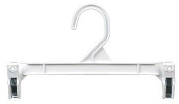 Only Hangers Inc. Plastic Non-Slip Hangers With Clips for Skirt/Pants ...