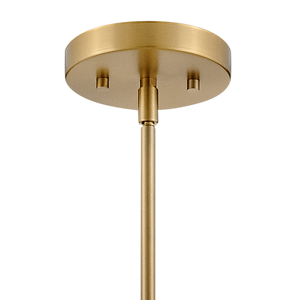 Carlene Pendant, Lacquered Brass