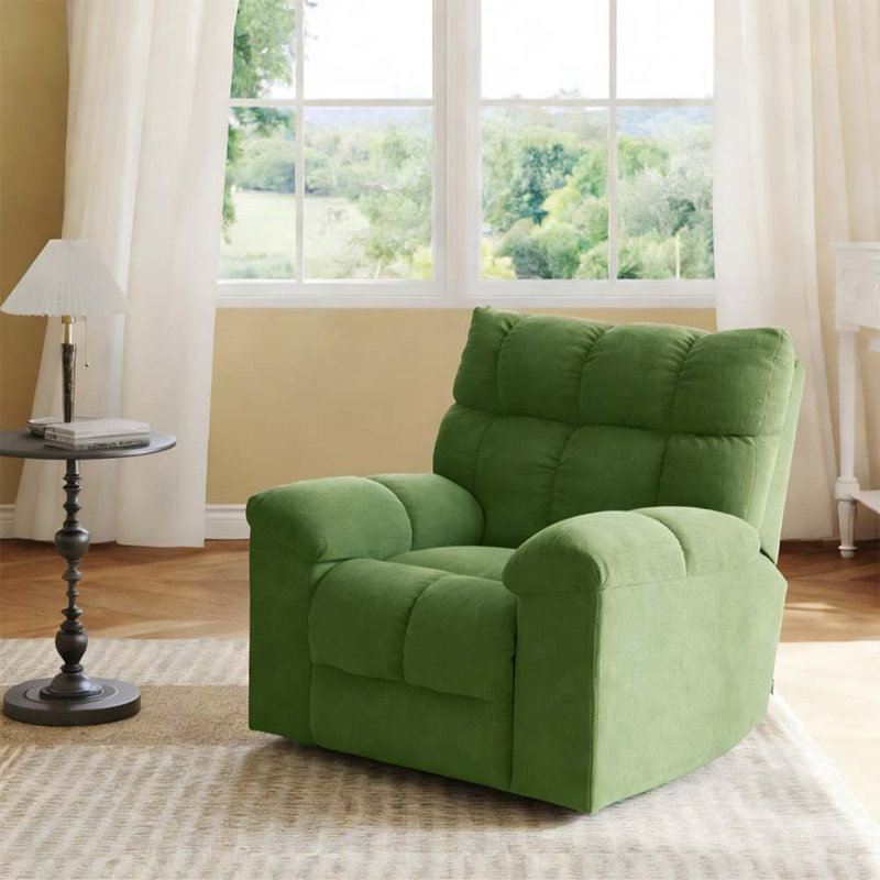 102cm Wide Chenille Rocker Standard Recliner