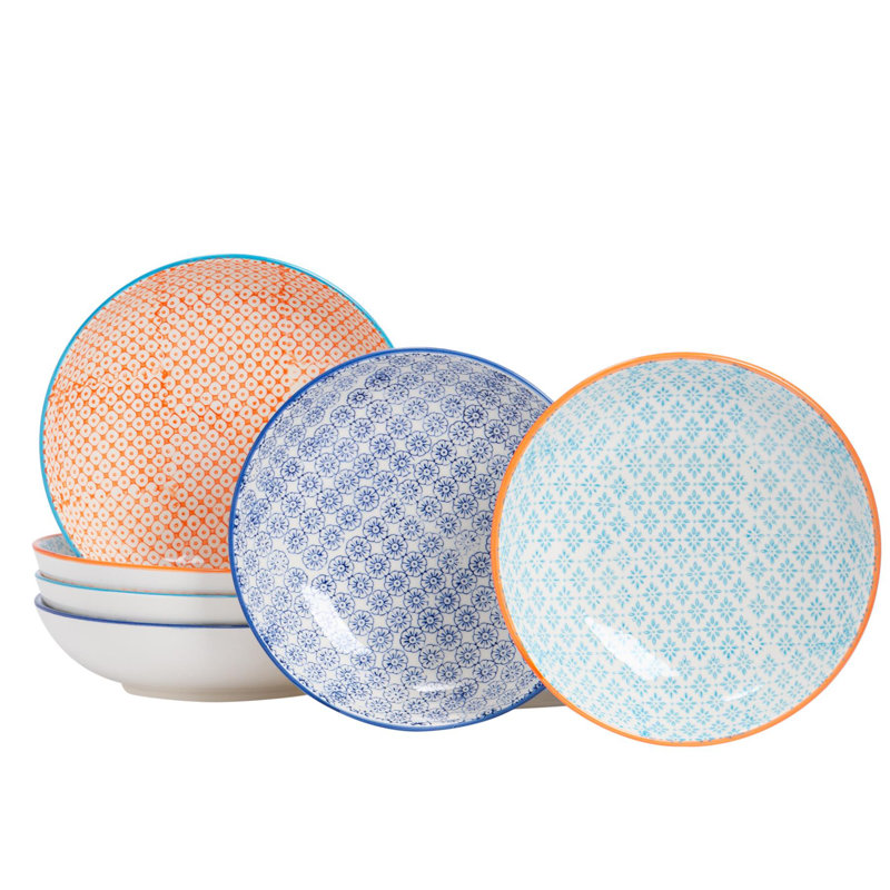 Nicola Spring - Hand-Printed Pasta Bowls