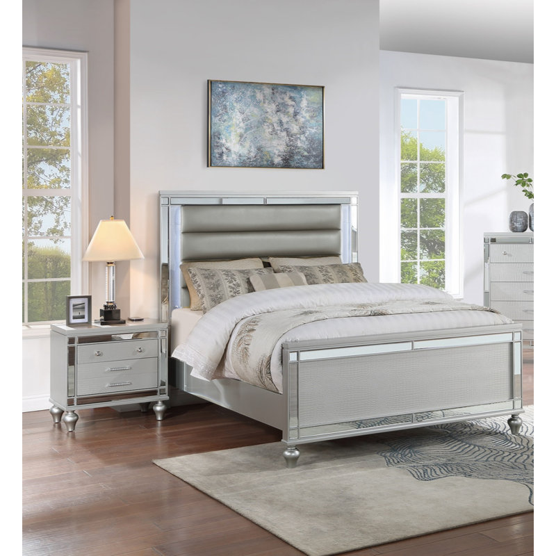Table de chevet Beny, Argent