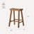 Maven Lane Vincent Wooden Kitchen Stool-655363867-655363858