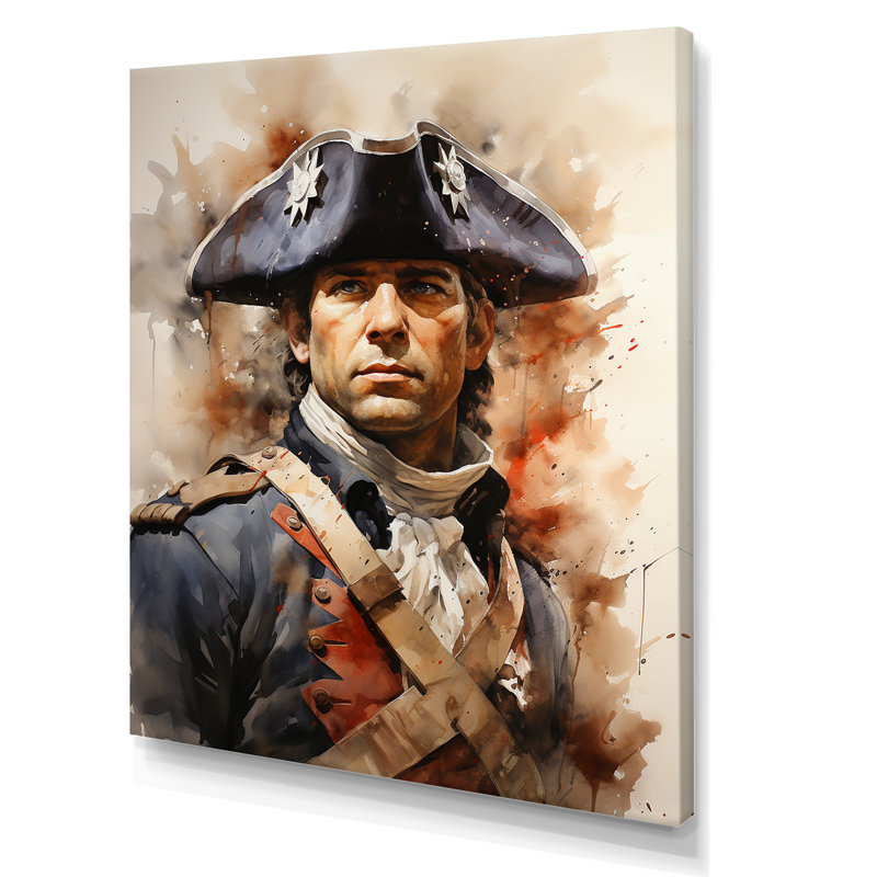 Filibert The American Revolutionary War I, Toile tendue, H 32 po x l 24 po x P 1 po