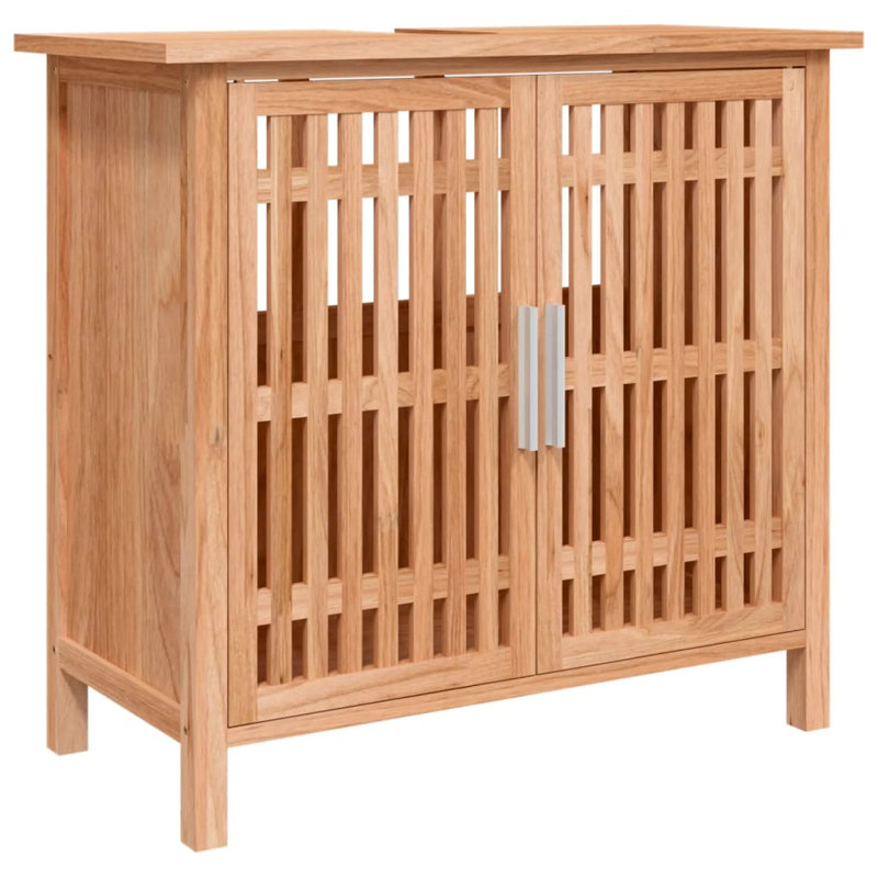 Minneota Solid Wood Freestanding Bathroom Cabinet