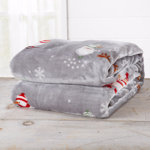 Ultra Soft Holiday Plush Fleece Blanket