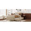 Lit plateforme simple tapissier en velours avec lit gigogne simple-110102170