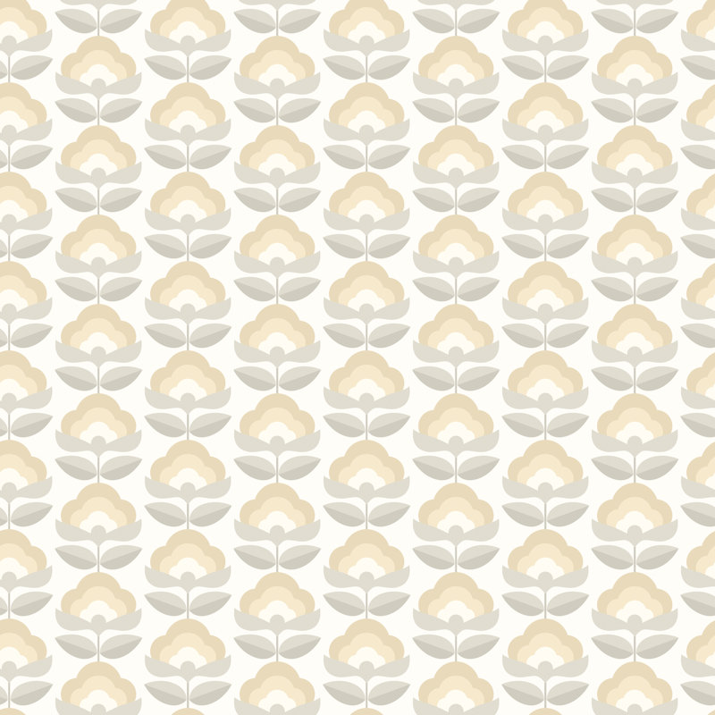 Arbania 10m x 50cm Matte Wallpaper Roll, Stone/Dove