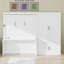 Lit escamotable mural avec placard encastré Murphy, peu encombrant pour les chambres-936344638